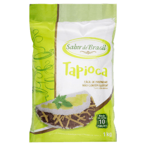 Tapioca Hidratada Sabor do Brasil Pacote 1kg