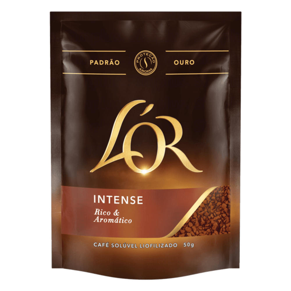 CAFÉ SOLÚVEL LIOFILIZADO INTENSE LOR SACHÊ 50G